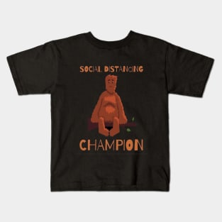 Bigfoot Social Distancing Champion Kids T-Shirt